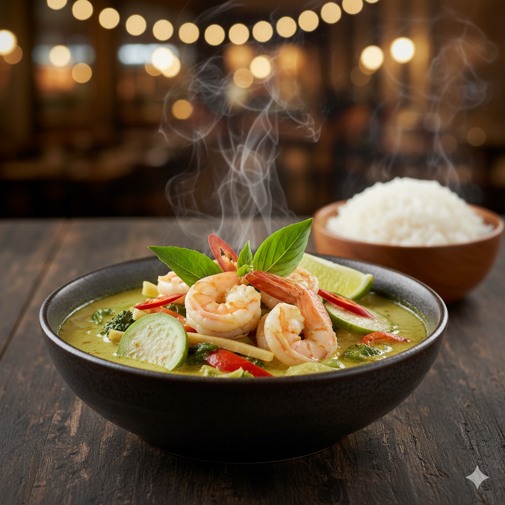 Green Curry Shrimp