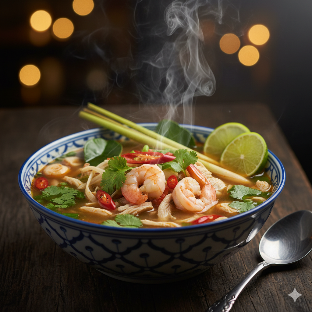  Lemongrass Hot & Sour Soup